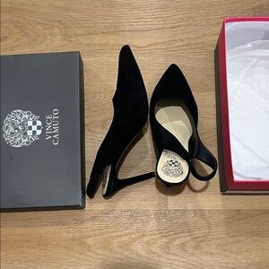 Vince Camuto Sleek Black Heels